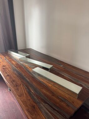 Mirrored Glass Floating Shelves (3)